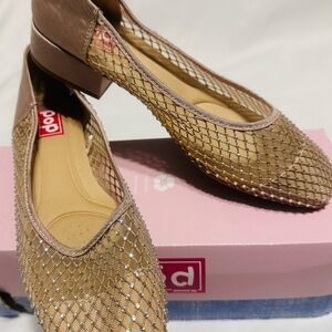 Pop Beige Mesh Women's Loafers